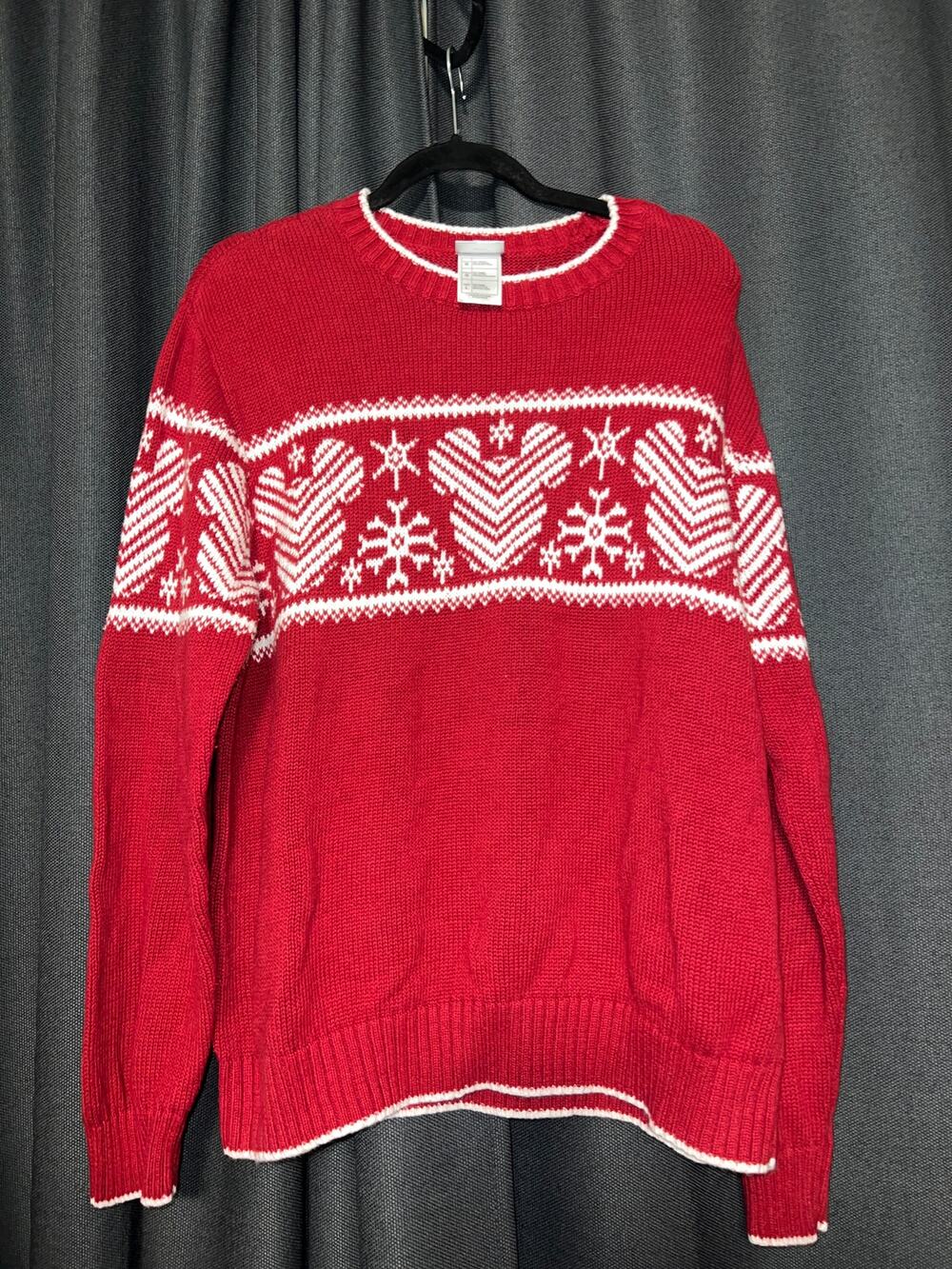 Ugly Christmas Sweater Xmas Size Large Disney